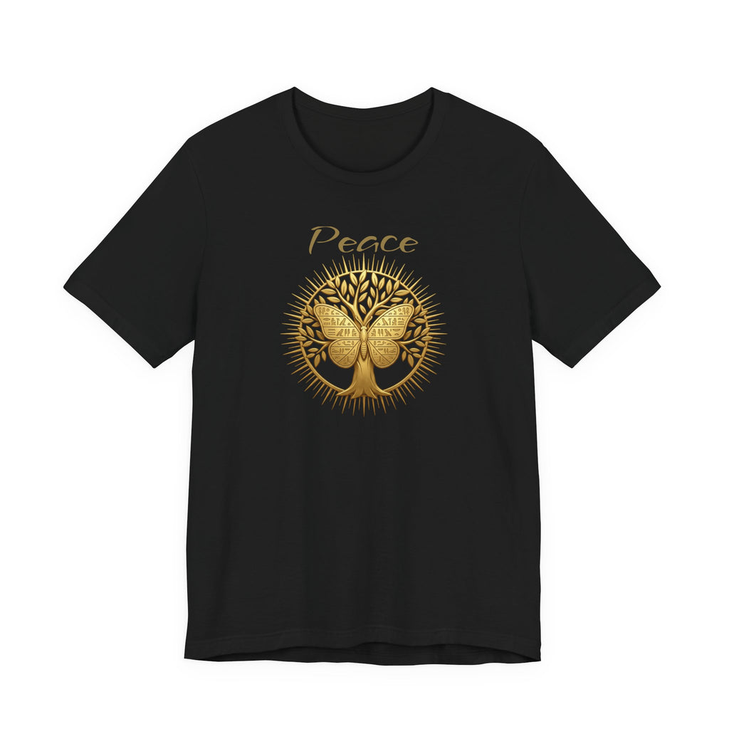 Golden Olive Tree Butterfly T-Shirt