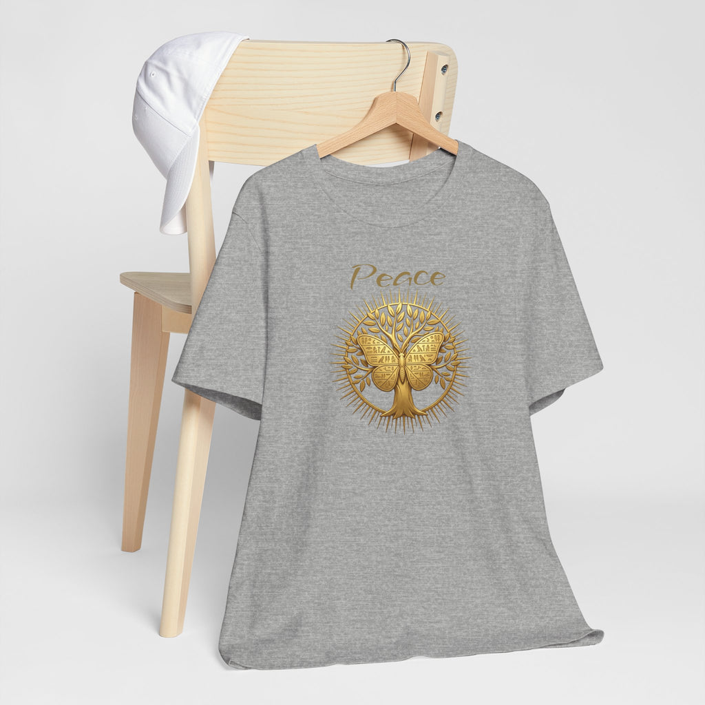 Golden Olive Tree Butterfly T-Shirt