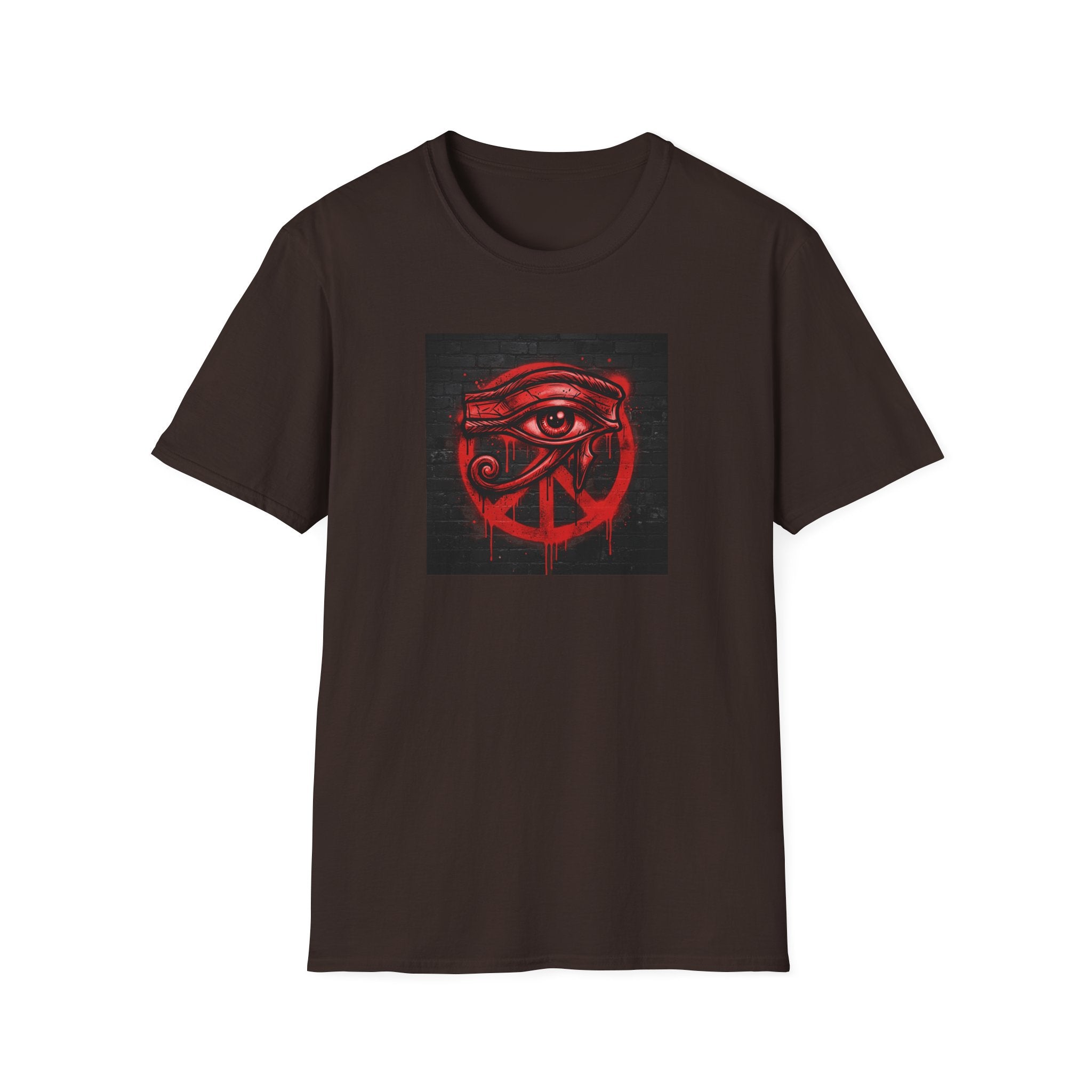 Eye of Horus Graffiti Graphic T‑Shirt — Peaceful Graffiti Graphic Design Tee