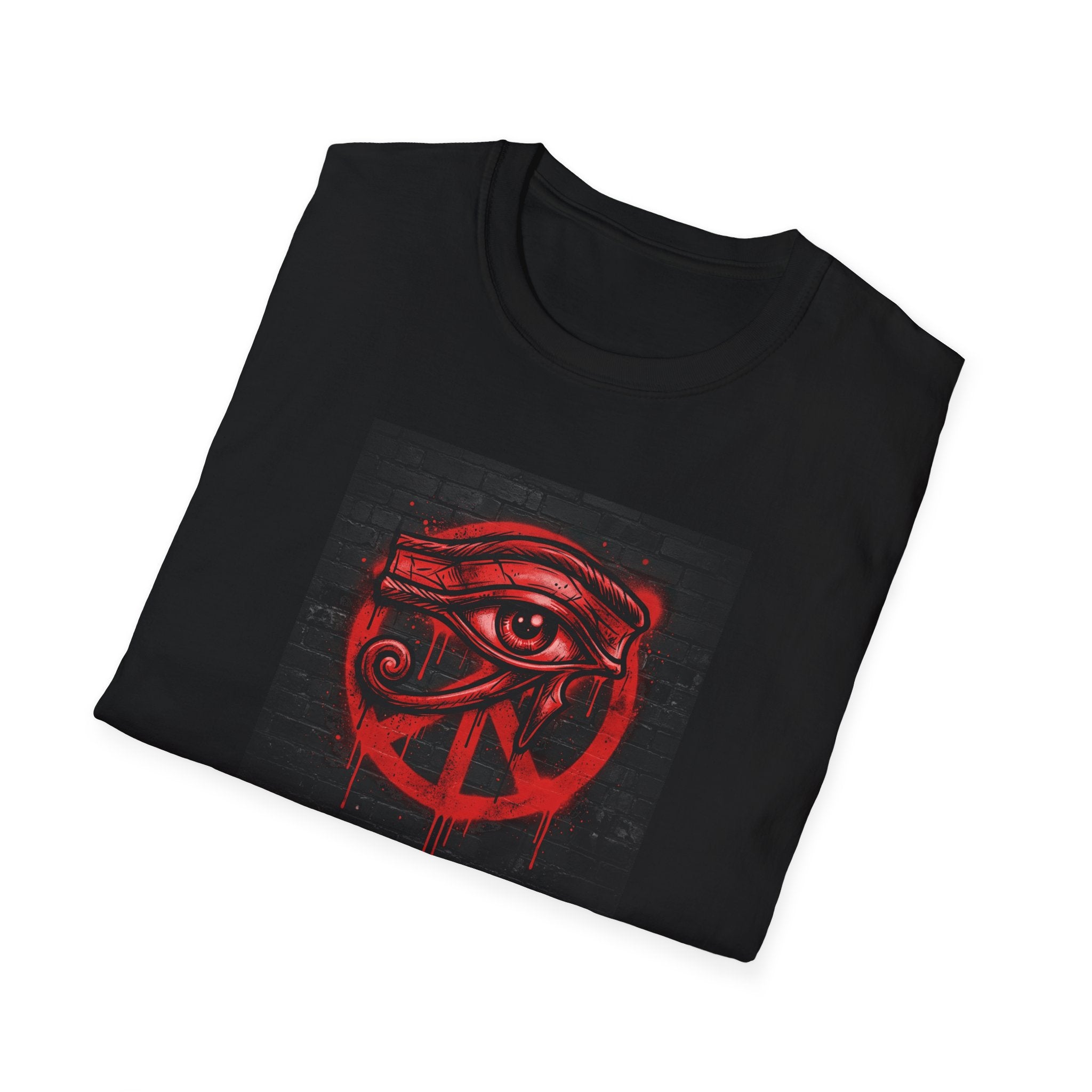 Eye of Horus Graffiti Graphic T‑Shirt — Peaceful Graffiti Graphic Design Tee