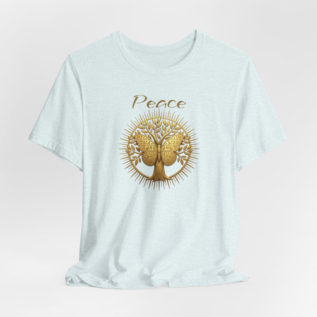 Golden Olive Tree Butterfly T-Shirt