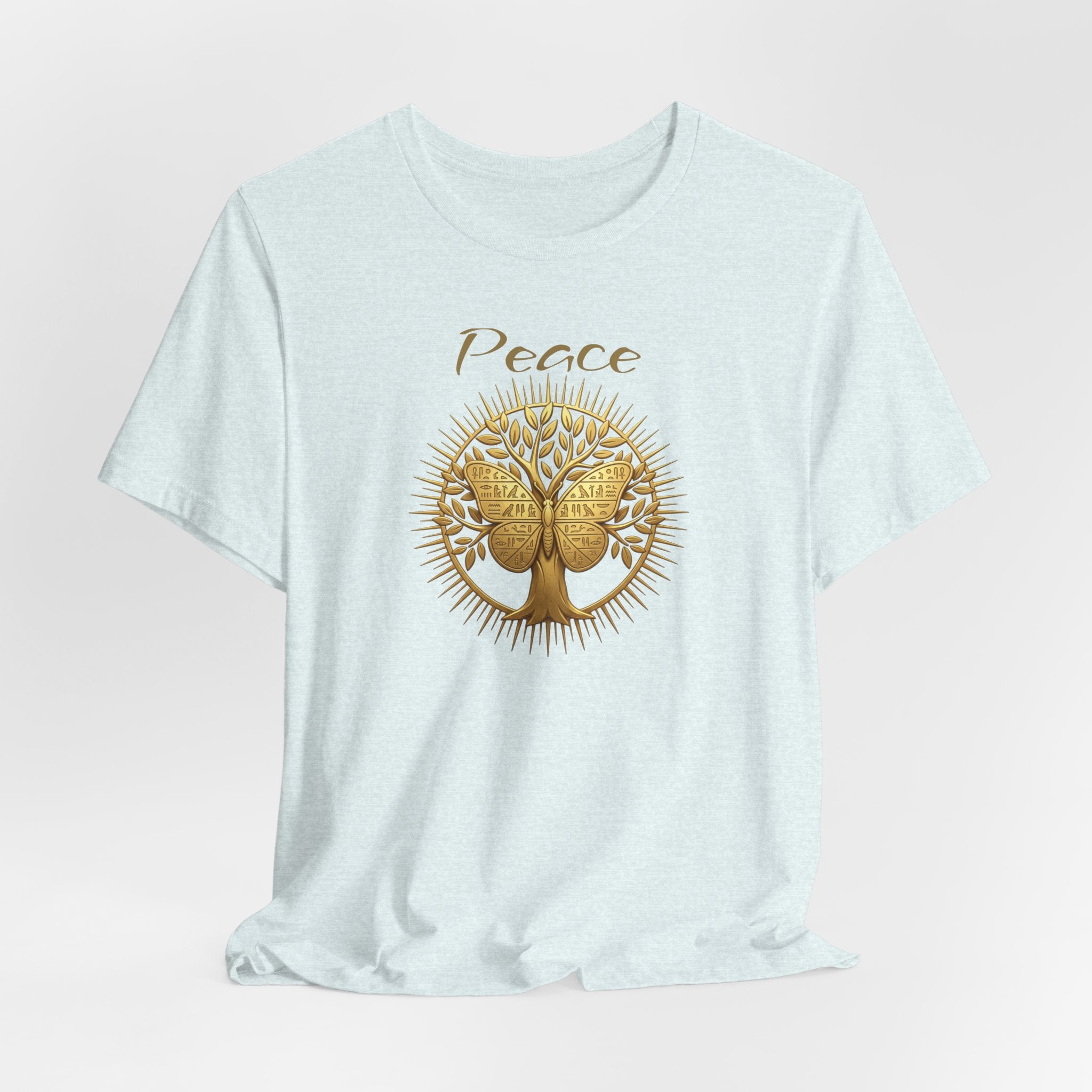 Golden Olive Tree Butterfly T-Shirt