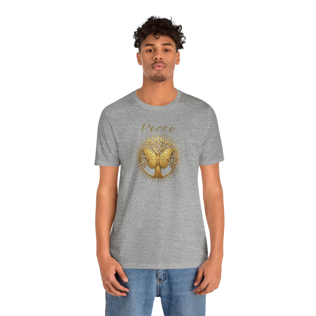 Golden Olive Tree Butterfly T-Shirt